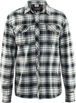 Blåkläder 3299-1136 Overhemd flanel Heren Check Black/Off White maat L