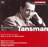 Melbourne Chorale, Melbourne Symphony Orchestra, Oleg Caetani - Tansman: Symphonies, Volume 1 (CD)