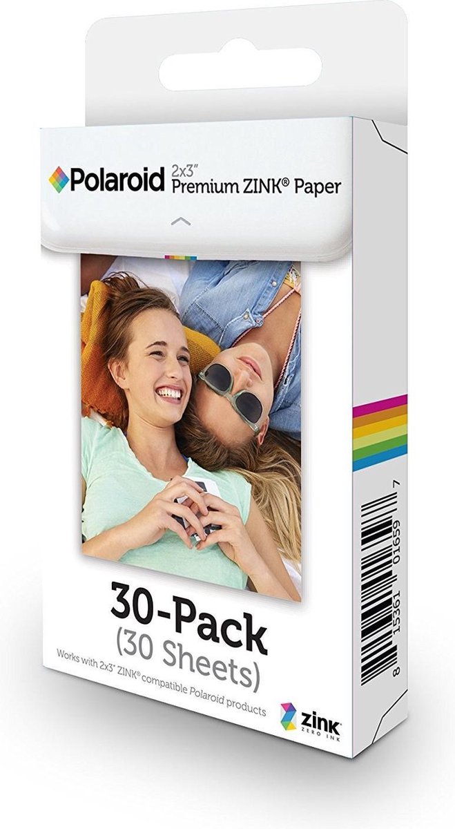 Polaroid Premium ZINK Zero Papier voor Polaroid camera's en printers - 30  stuks | bol.com
