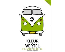 Omslag van Kleurboek voor mensen met dementie: Kleur & Vertel de jaren '60 en '70
