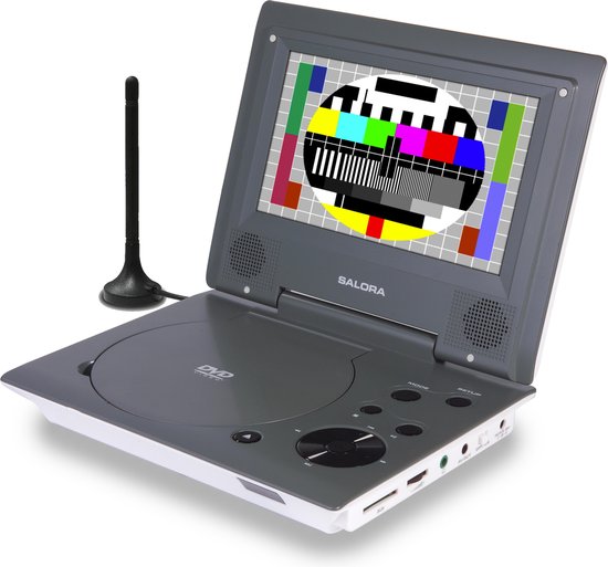 Volg ons Vervolgen Vervormen Salora DVP-7028 DVBT - portable dvd-speler - 1 scherm - wit | bol.com