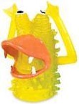 Vingerpopje geel monster 5 cm