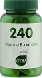 AOV 240 Vitamine B complex (50 mg) - 60 vegacaps - Vitaminen - Voedingssupplementen