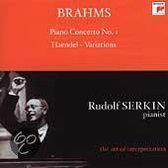 Brahms: Piano Concerto No. 1; Haendel Variations