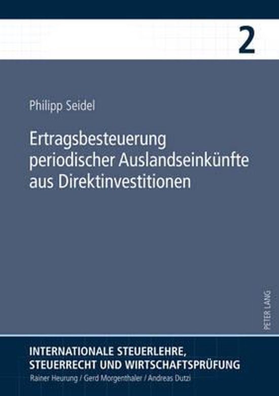 Ertragsbesteuerung periodischer Auslandseinkünfte aus Direk ... - cover