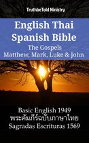 Parallel Bible Halseth English 1138 - English Thai Spanish Bible - The Gospels - Matthew, Mark, Luke & John