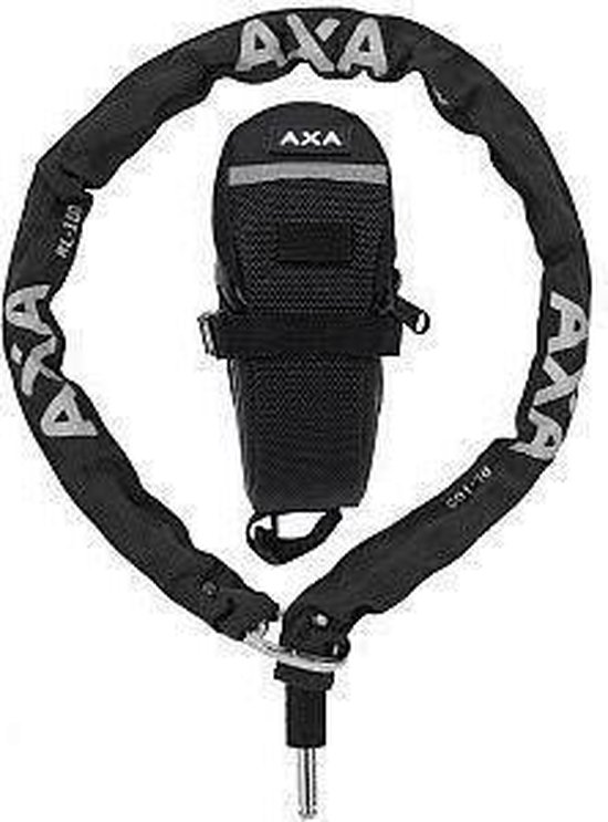 Axa Insteekketting rlc-100 met zadeltasje zwart
