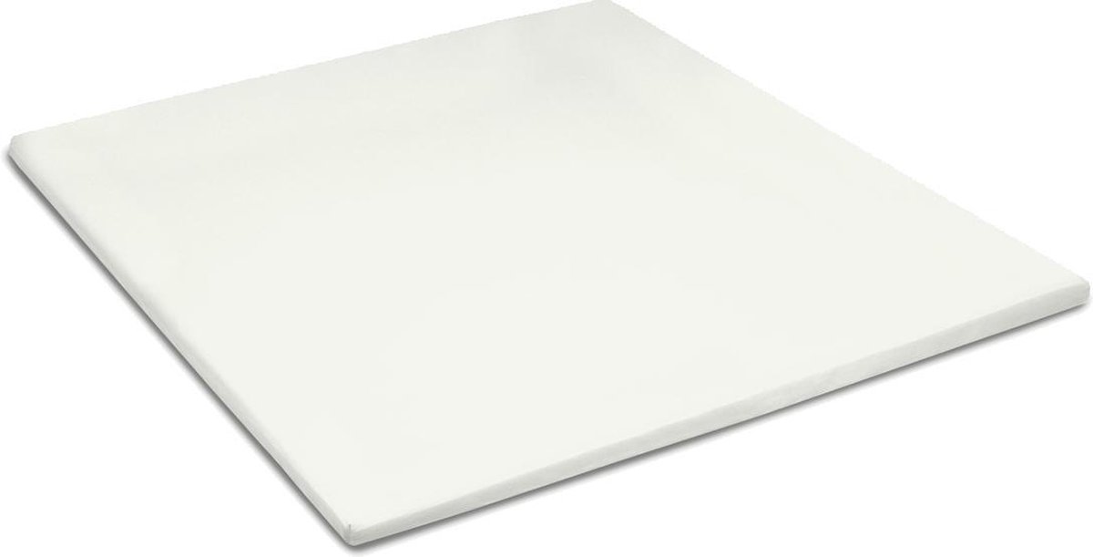 Cinderella Sundays Hoeslaken - Topper - 100% Katoen-Satijn - 90x200 cm - tot 15 cm  - Ivoor