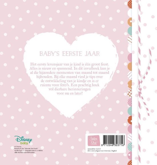Disney Interstat Boekje Baby's Eerste Jaar - Girl - Interstat