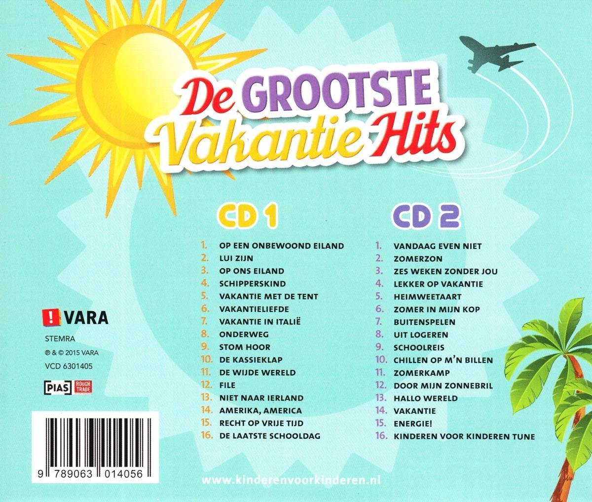 Kinderen Voor Kinderen - De Grootste Vakantiehits, Kinderen voor | CD (album)... | bol.com