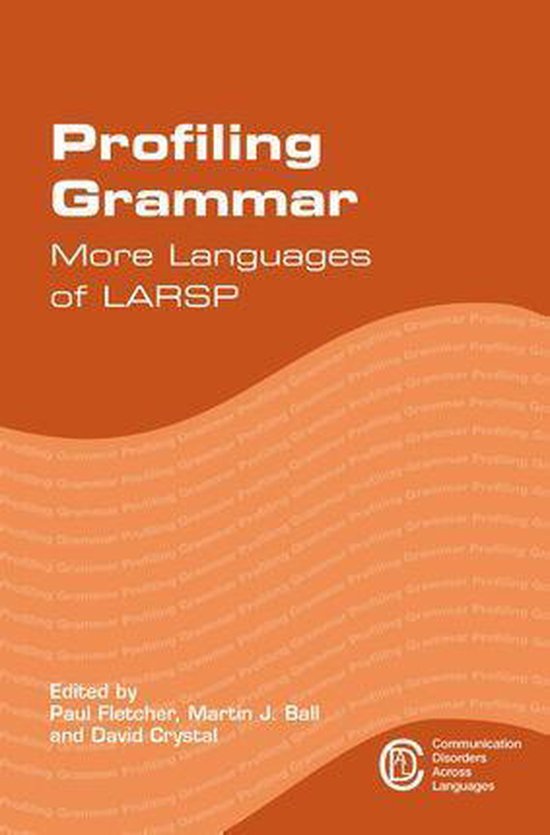 Communication Disorders Across Languages 15 - Profiling Gram ... - cover