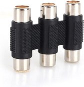 RCA 3 Triple to RGB Coupler Adapter Connector AV Cable