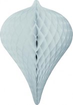 Decoratie pegel zilver 50 cm - plafond feestversiering