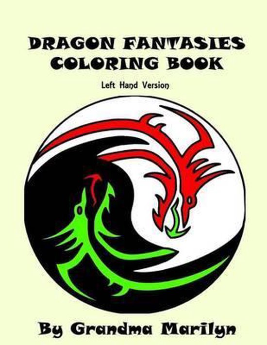 Dragon Fantasies Coloring Book - cover