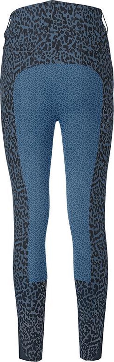 PK International - Homerun Full Grip - Rijbroek - Dames - Leopard Indigo - Maat L/40 - PK International Sportswear