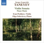 Taneyev - Violon Sonata (CD)