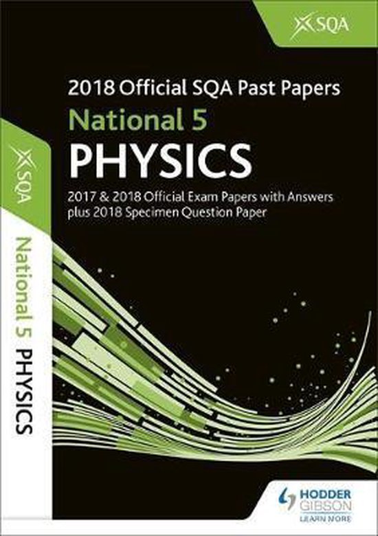 National 5 Physics 201819 SQA Specimen and Past Papers with Answers