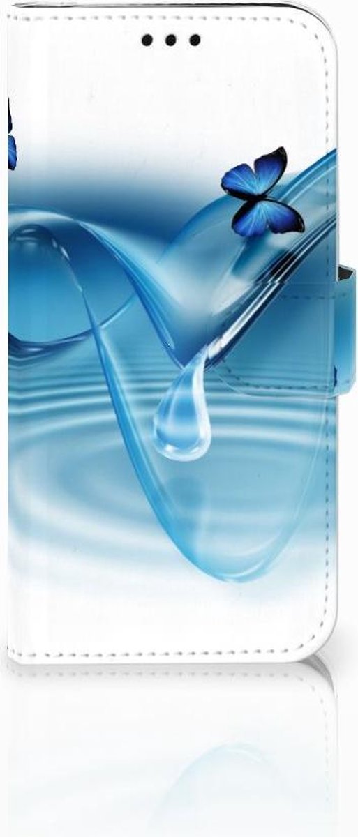 Samsung Galaxy J5 2017 Telefoonhoesje met Pasjes Vlinders