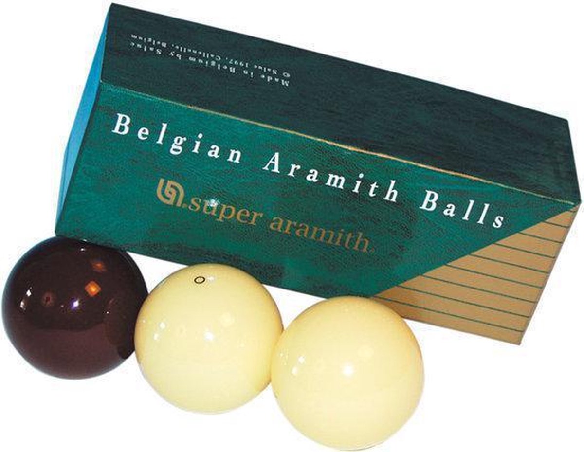 Super Aramith biljart ballen set 61.5mm Dark red