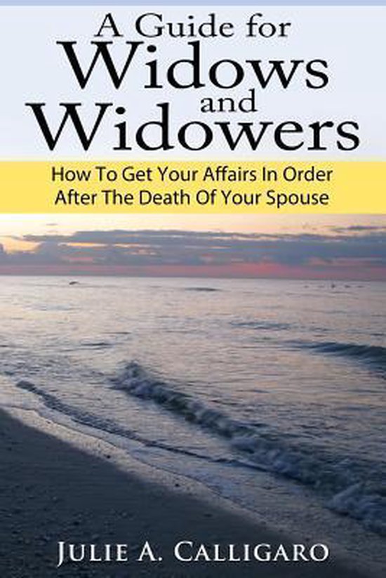 A Guide for Widows and Widowers - cover