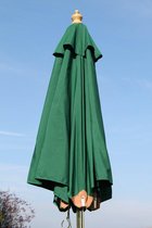 Hardhouten Parasol -  200 cm - verkrijgbaar in meerdere kleuren - Donkergroen