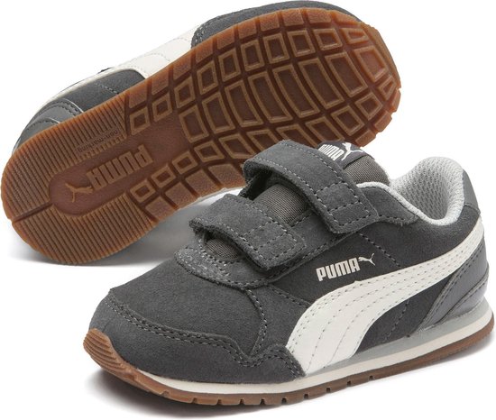 Puma Sneakers - Maat 22 - Unisex - grijs/wit | bol.com