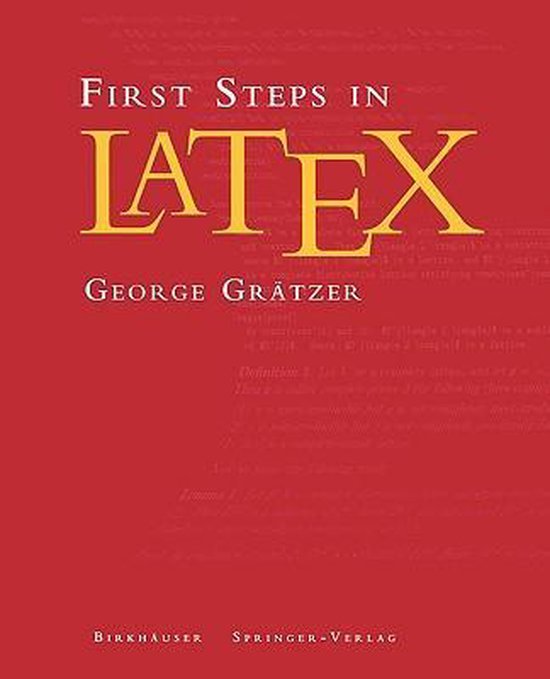 First Steps in Latex - cover