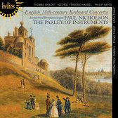 Paul Nicholson, The Parley Of Instruments - English 18th-Century Keyboard Concertos (CD)
