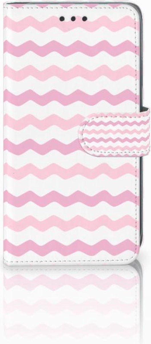 Apple iPhone Xr Telefoon Hoesje Waves Roze