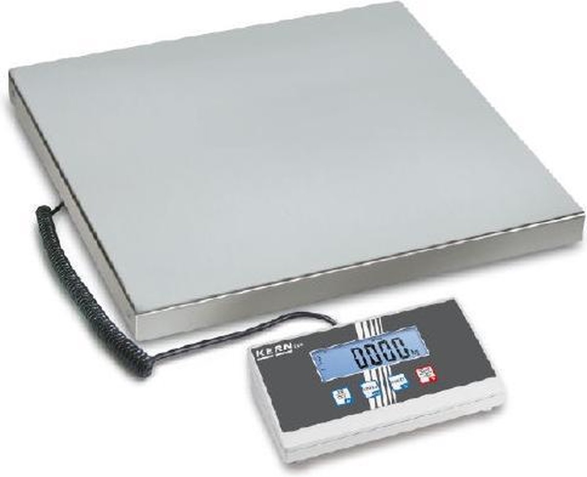Kern EOB 35K10 EOB 35K10 Pakketweegschaal Weegbereik (max.) 35 kg Resolutie 10 g werkt op het lichtnet, werkt op batterijen Zilver