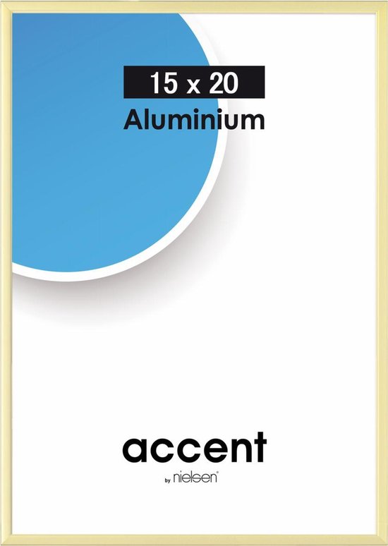 Nielsen Accent 15x20 aluminium goud 51321