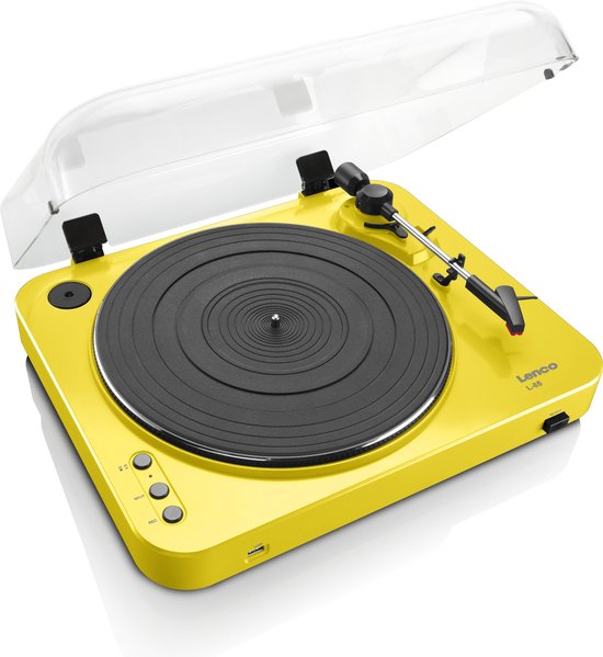 Giradiscos Usb Tocadiscos L-3809ME LENCO, USB/PC Encoding, 33/45