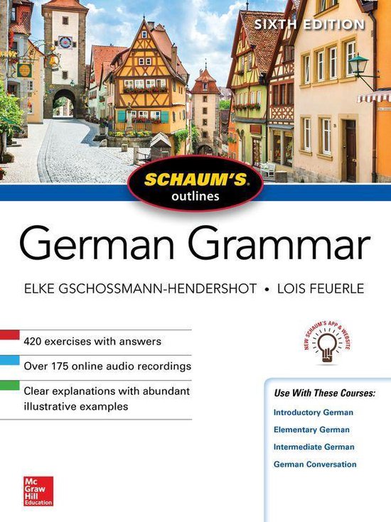 Schaum's Outline of German Grammar, Sixth Edition - cover