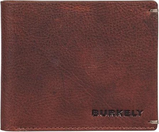 BURKELY Porte-billets en cuir antique Avery - Rabat bas - Marron