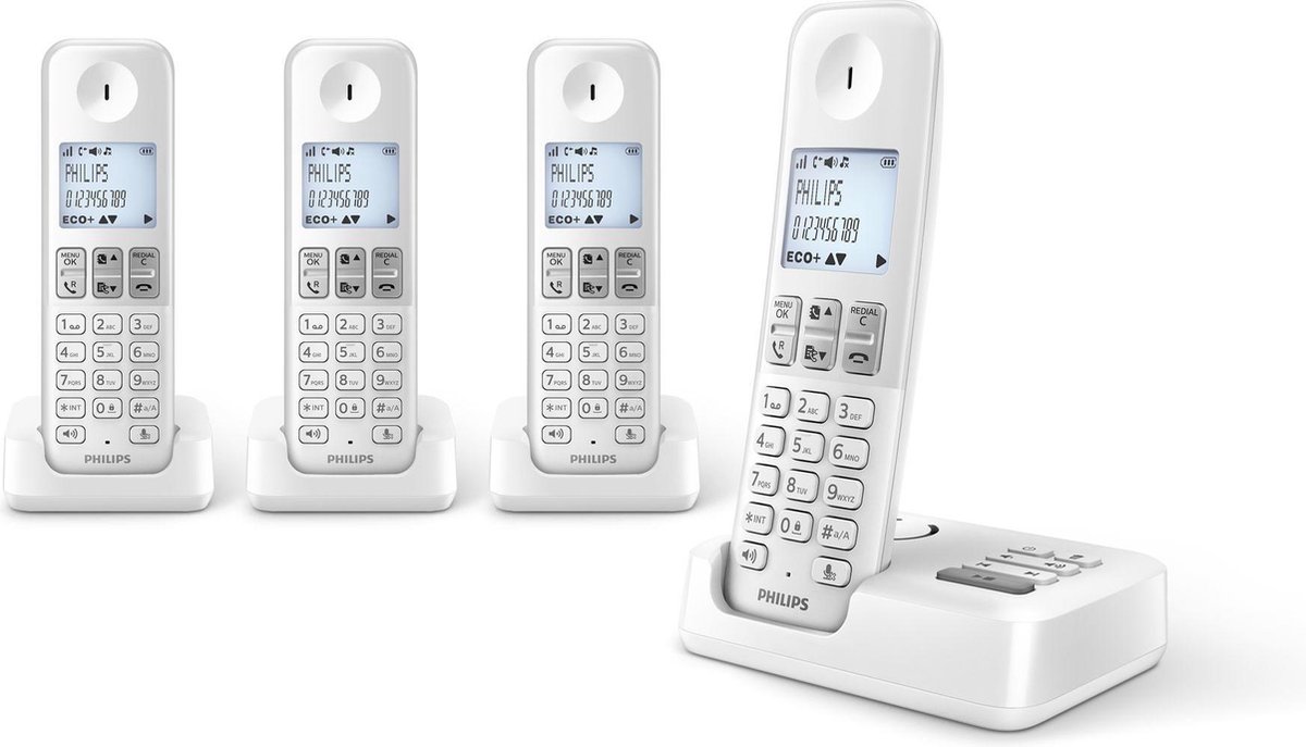Philips Draadloze telefoon met antwoordapparaat D2354W/FR | bol.com