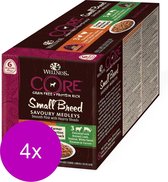 Wellness Core Small Breed Savoury Farmer Multi-Pack - Hondenvoer - 4 x Mix 6x85 g