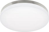 EGLO  Sortino-S - Plafonnière - 1 Lichts - Nikkel-Mat - Wit