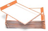 Herschrijfbare magneten of magnetische sticky notes  - TASKcards - 16 stuks - Oranje