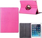 Tablet hoes voor Apple iPad 9,7 2017 / 2018 - 360° draaibaar - Schubben Print - Pink