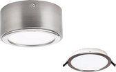 OPPLE DORIS - Plafonnière - Inbouwspot - LED - Rond - 8W - Geborsteld staal