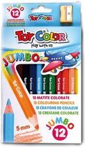 Toy Color 12 kleurpotloden + puntenslijper