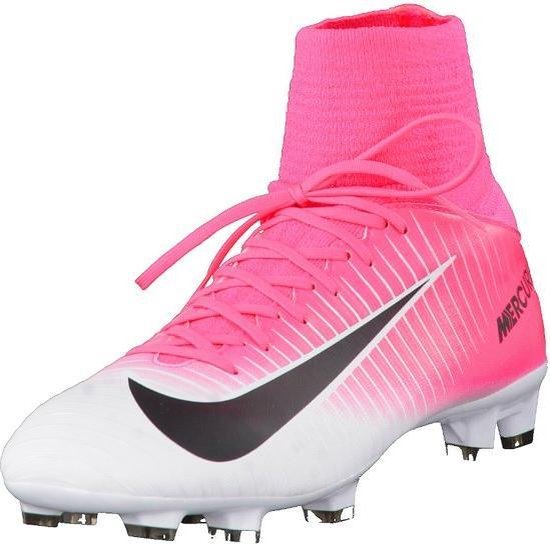 Zes ozon Overtreffen Nike Mercurial Superfly V - voetbalschoenen - roze/wit - maat 38,5 | bol.com