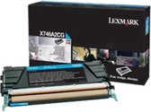 LEXMARK X746, X748 tonercartridge cyaan standard capacity 7.000 pagina's 1-pack