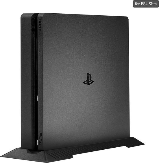 Piraat Transplanteren toon Verticale Playstation 4 slim standaard - Verticale Houder PS4 - Zwart | bol .com