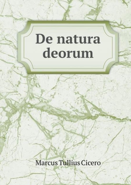 De natura deorum 9785519256223 Marcus Tullius Cicero Boeken