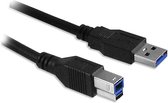 Ewent EW9623 câble USB 1,8 m USB 3.2 Gen 1 (3.1 Gen 1) USB A USB B Noir
