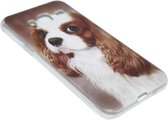 Lief honden siliconen hoesje Geschikt Voor Samsung Galaxy J3 (2015) / J3 (2016)