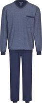 Ammann Heren pyjama met V-hals Basic lang