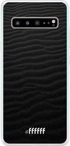 6F hoesje - geschikt voor Samsung Galaxy S10 5G -  Transparant TPU Case - Black Beach #ffffff