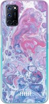 6F hoesje - geschikt voor OPPO A52 -  Transparant TPU Case - Liquid Amethyst #ffffff